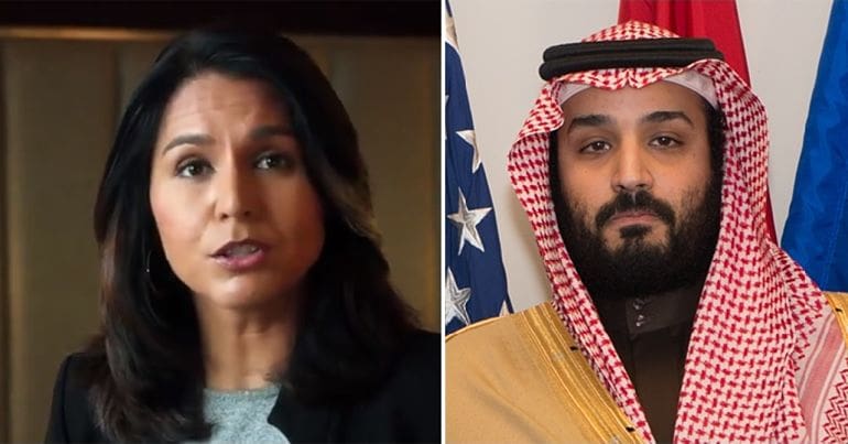 Tulsi Gabbard and Muhammed bin Salman