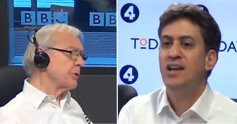 John Humphrys and Ed Miliband on the BBC Today programme