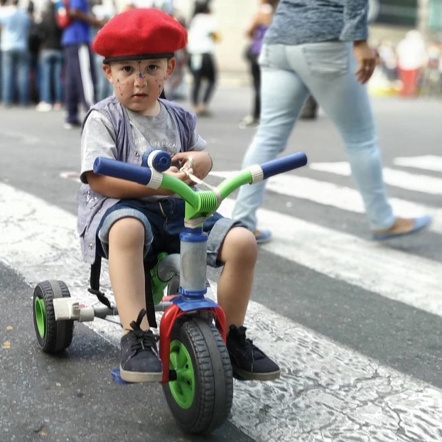 In Chávez beret