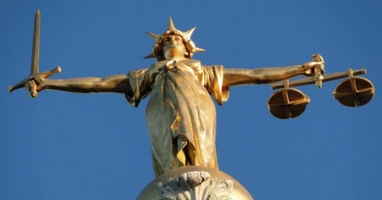 Old Bailey Statue Of 'Justice'