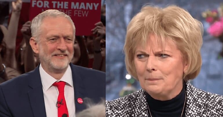 Jeremy Corbyn and Anna Soubry