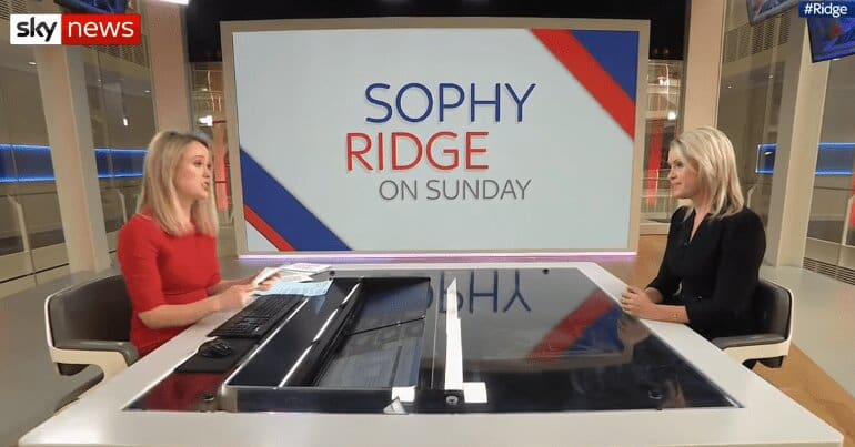 Jennifer Robinson and Sophy Ridge