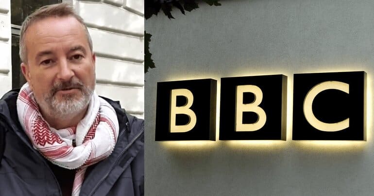 Patrick Howse and BBC logo