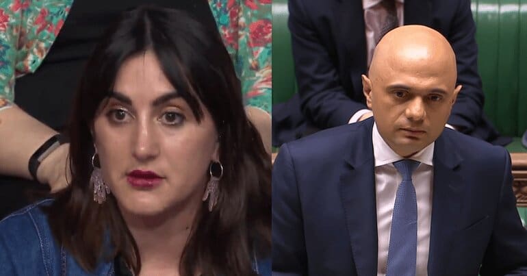 Teacher and Sajid Javid