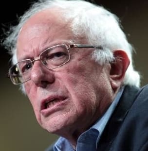 A photo of Bernie Sanders and Donald Trump