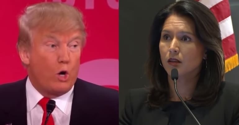 Donald Trump and Tulsi Gabbard