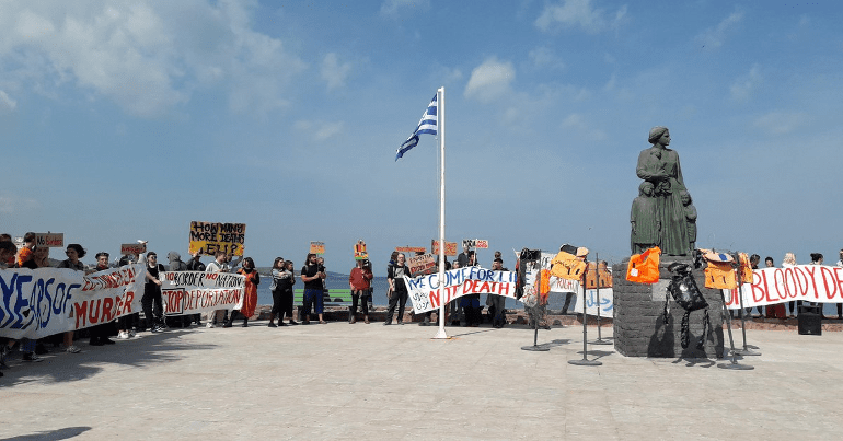 No more prison islands! Demonstration in Lesvos to mark 3 years of the EUTurkeyDeal