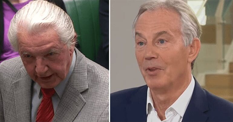 Dennis Skinner and Tony Blair