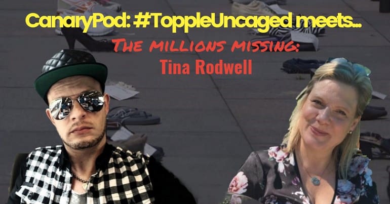 Topple Uncaged meets Tina Rodwell