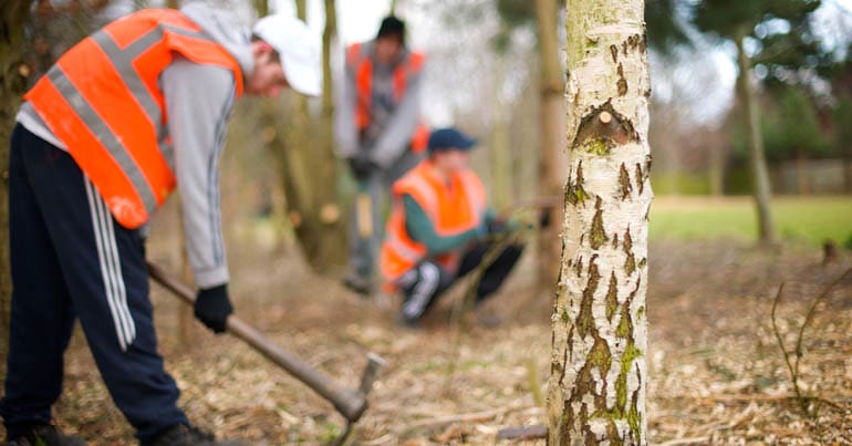 People serving community payback sentences