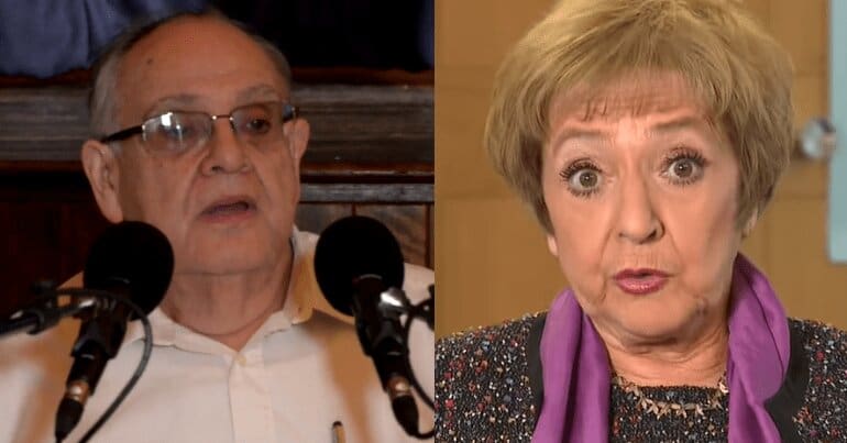 Geoffrey Alderman and Margaret Hodge