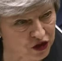 Theresa May and Chagos Island shot