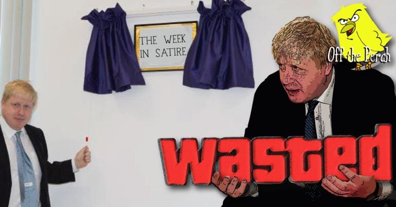 Images from the week's satirical stories