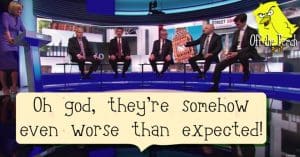 The five Tory leadership candidates - someone watching says: "Oh god, they're somehow even worse than expected!"