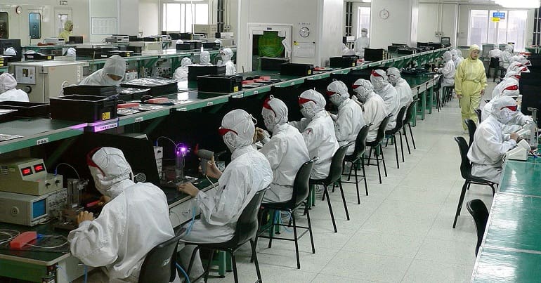Electronics factory