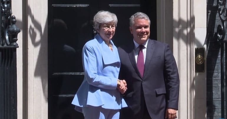 Duque meets May