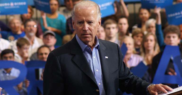 Former US Vice President Joe Biden.