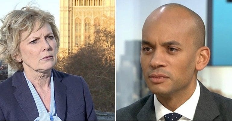 Anna Soubry and Chuka Umunna