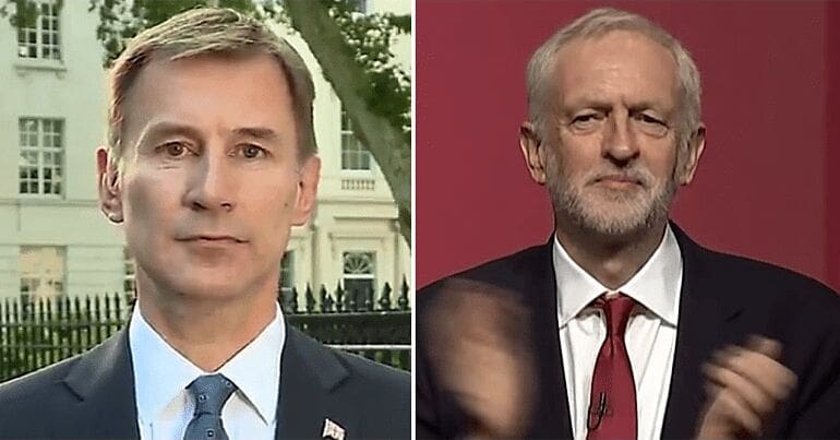 Jeremy Hunt and Jeremy Corbyn