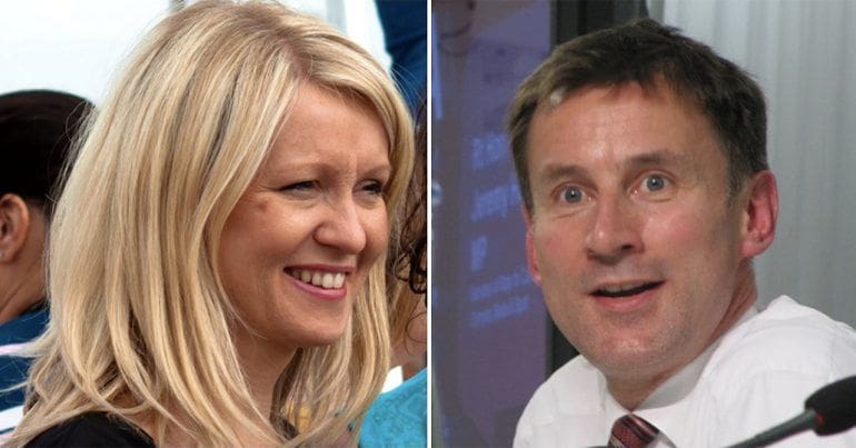 Esther McVey and Jeremy Hunt