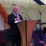 A photo of Irish president Michael D. Higgins