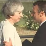 Theresa May and Macron