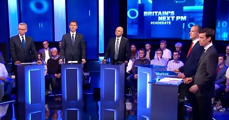 Tory leadership debate C4