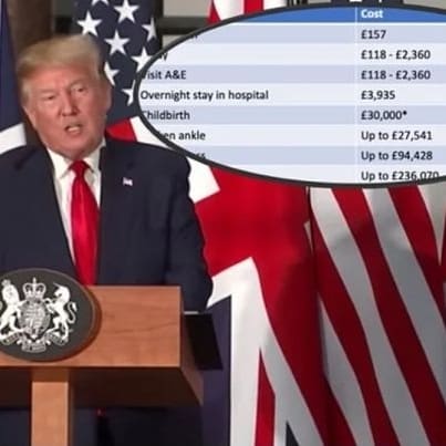 Donald Trump and Theresa May