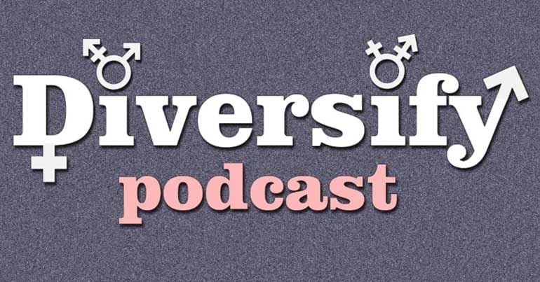 Diversify podcast logo