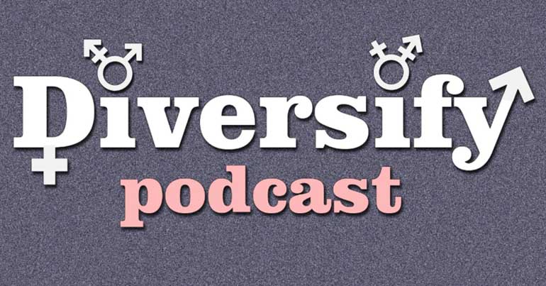 Diversify podcast logo