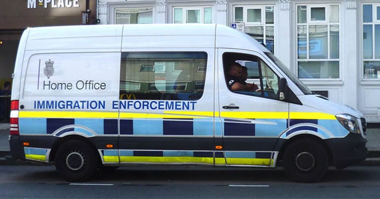 ICE van