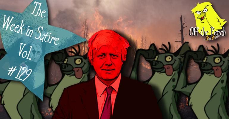 image from the week's satirical stories