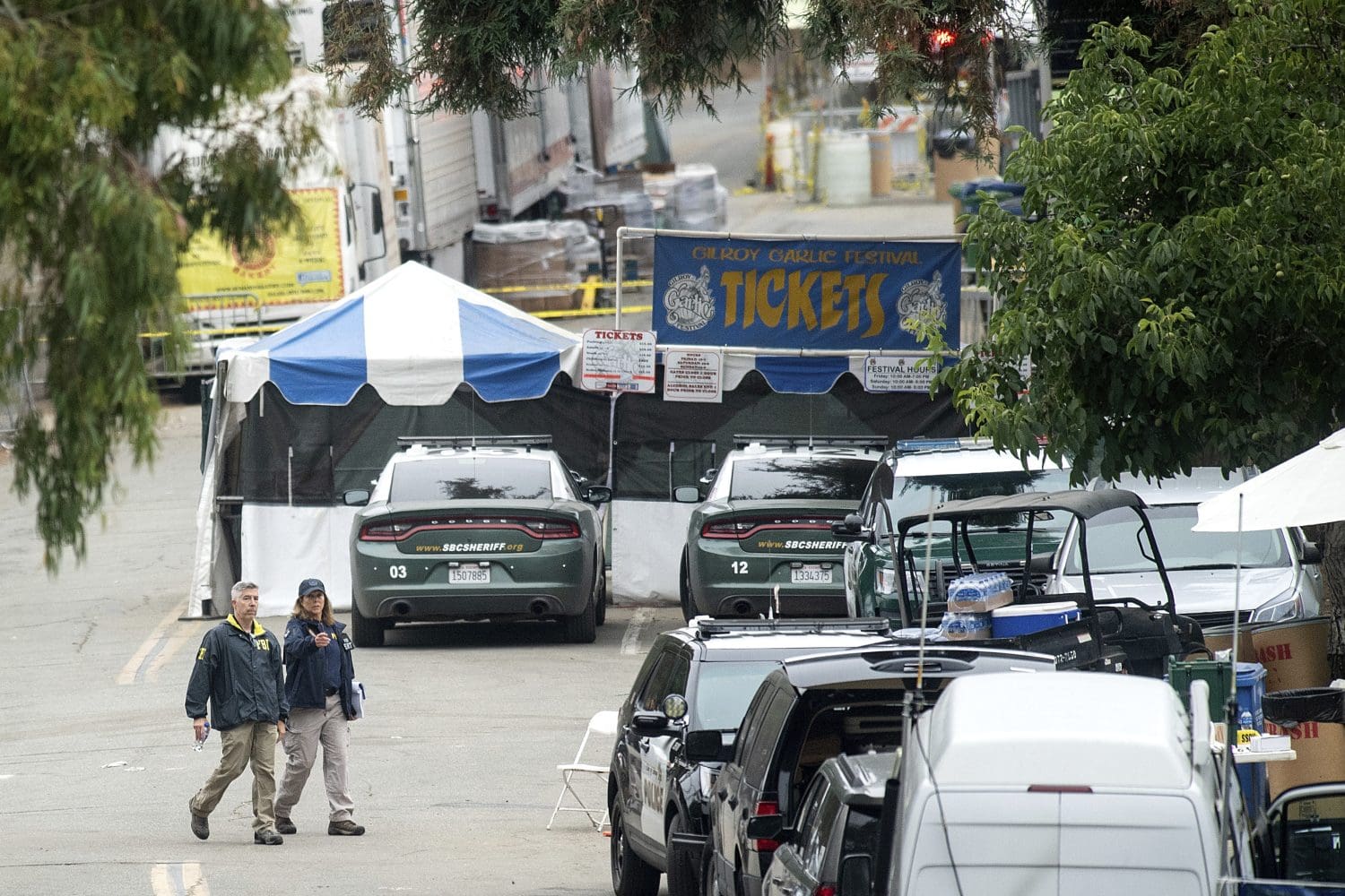 Terrorist who murdered two children at California festival had promoted ‘white power manifesto’ hours before
