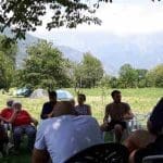 Activist gather at the MRGA gdathering in Val de Susa