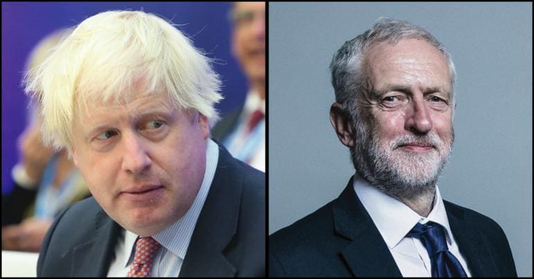Boris Johnson and Jeremy Corbyn