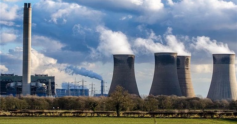 Picture of a power station