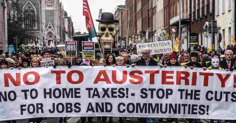 Austerity Protesters.