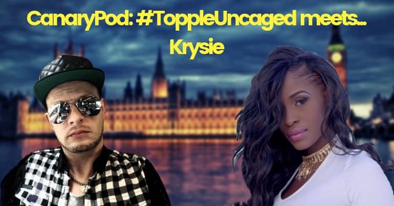 Topple Uncaged meets Krysie