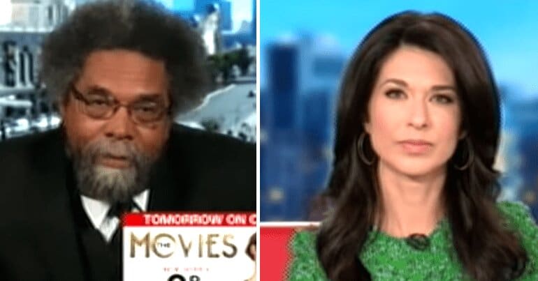 Cornel West and Ana Cabrera