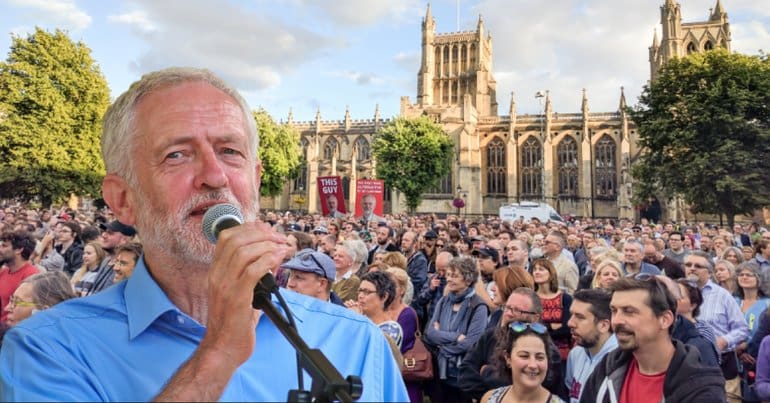 Corbyn and crowds