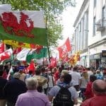 March for Welsh Independence organised by AUOB Cymru, May 2019