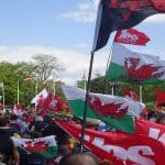 March for Welsh Independence organised by AUOB Cymru