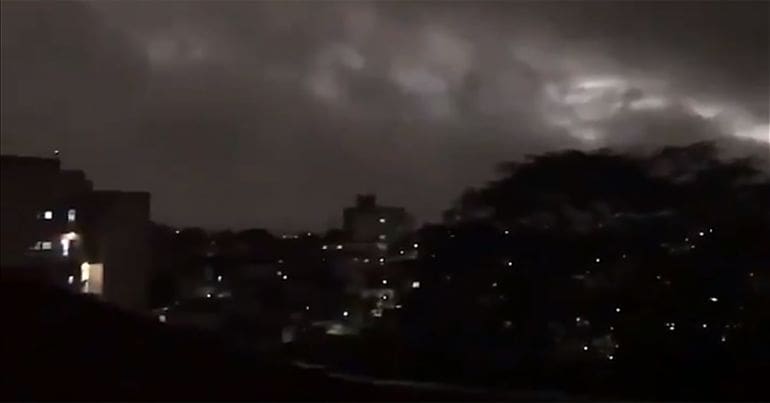 Dark clouds over São Paulo