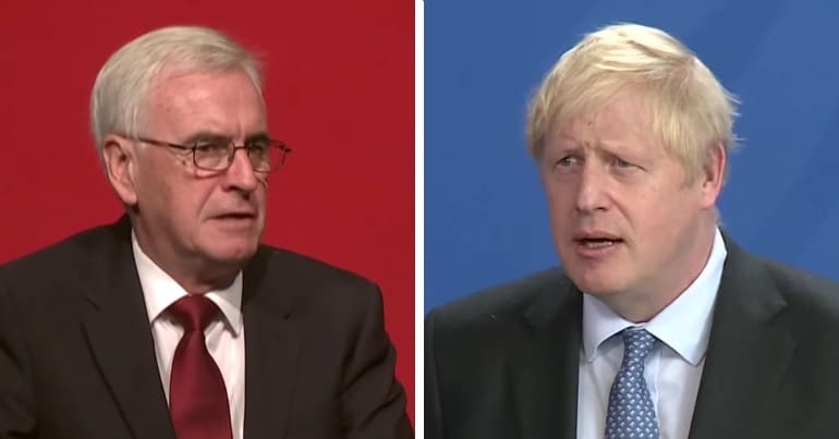 John McDonnell and Boris Johnson