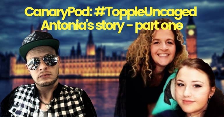 Topple Uncaged Antonias story part one