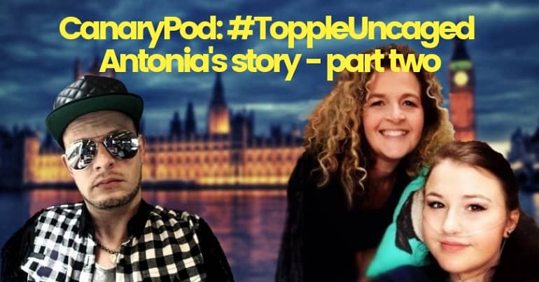 Topple Uncaged Antonias story part two