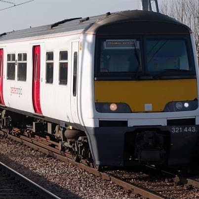A Greater Anglia train as the RMT expose rail companies paying out dividends