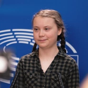Rupert Murdoch and Greta Thunberg