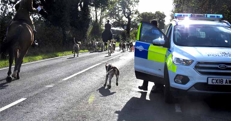 North Wales Police and the Flint & Denbighshire Hunt