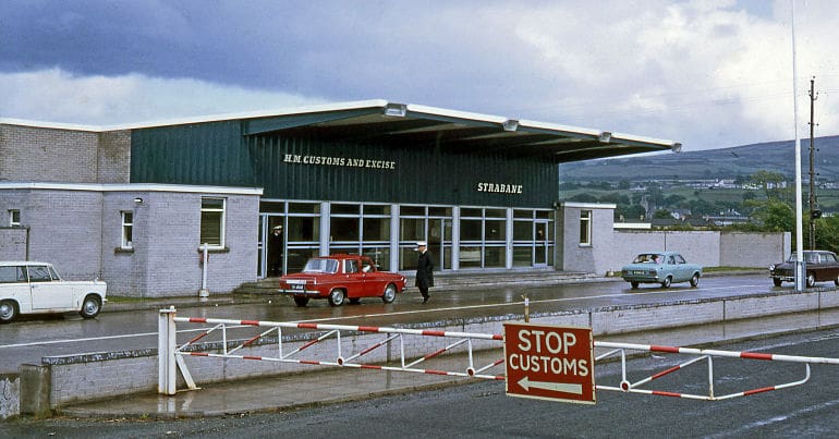 Customs Post, Strabane 1968